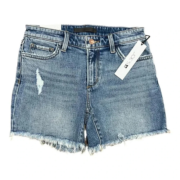 Joe’s Jeans Distressed Vintage Stretch Raw Hem Shorts 26 - Picture 1 of 3